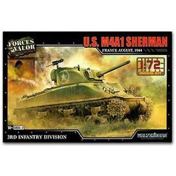 Forces of valor - 1/72 SHERMAN M4A1 U.S. MODEL KITS FRANCE AUGUST 1944