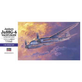 Hasegawa - 1/72 JUNKERS JU88G-6 NACHTJAGER L.N.F. E32 (3/24) *