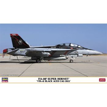 Hasegawa - 1/72 F/A-18F SUPER HORNET VFA 41 BL. ACES CAG 02429 (4/23) *