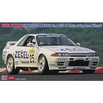 Hasegawa - 1/24 Zexel Skyline Gt-r, 24 Hours Of Spa 1991 (6/22) *has620565