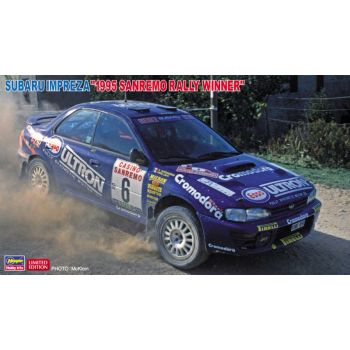 Hasegawa - 1/24 Subaru Impreza 1995 San Remo Rally Nr. 6 (7/22) *has620574