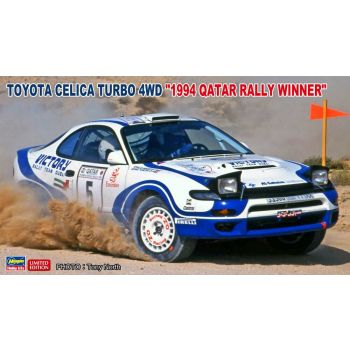 Hasegawa - 1/24 Toyota Celica Turbo 4wd 1994 Qatar Rally 20578 (9/22) *has620578