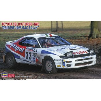 Hasegawa - 1/24 Toyota Celica Turbo 4wd Grifone 1995 Rac 20594 (1/23) * - Has620594