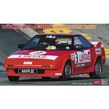 Hasegawa - 1/24 TOYOTA MR2 AW11 LATE VERSION 1986 RALLY 20638 (7/23) *