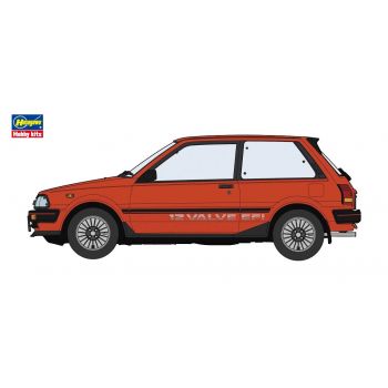 Hasegawa - 1/24 TOYOTA STARLET EP71 SI L MID TYPE RED  20660