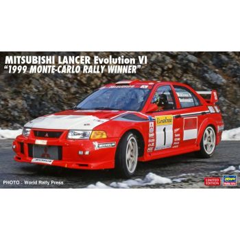 Hasegawa - 1/24 MITSUBISHI LANCER EVO VI 99 M.CARLO 20666 (1/24) *