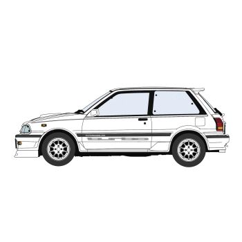 Hasegawa - 1/24 TOYOTA STARLET EP71 TURBO-S, 3-TURER