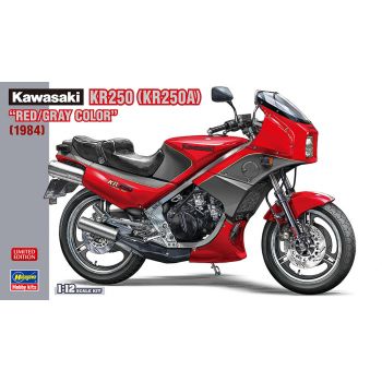 Hasegawa - 1/12 KAWASAKI KR250 RED/GREY 21751