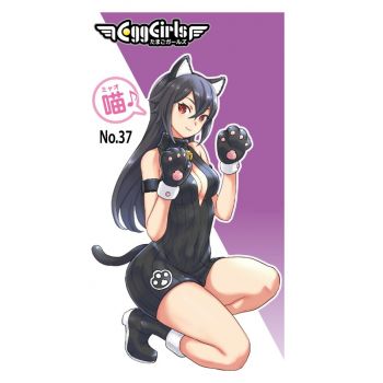 Hasegawa - 1/12 EGG GIRLS NO. 37 HAKU RINPHA BLACK CAT SP554 (6/23) *