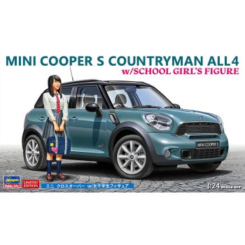 Hasegawa - 1/24 MINI COOPER COUNTRYMAN ALL 4, MIT FIGUR