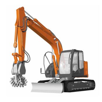 Hasegawa - 1/35 HITACHI ZAXIS 135US WITH CUTTER (04/25) *