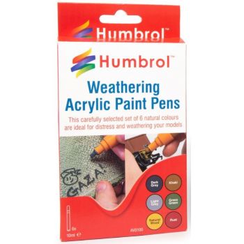 Humbrol - Humbrol Weathering Pens (6/22) *hav0100