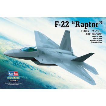 Hobbyboss - 1/72 F-22a Raptor - Hbs80210