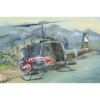 Hobbyboss - 1/18 Uh-1 Huey B - Hbs81806