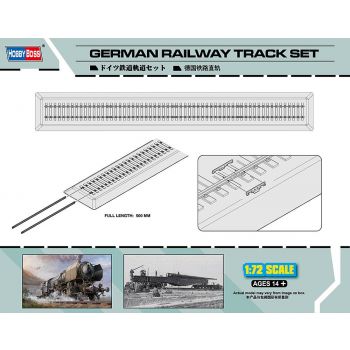 Hobbyboss - 1/72 German Railway Track Set Br-52 - Hbs82902