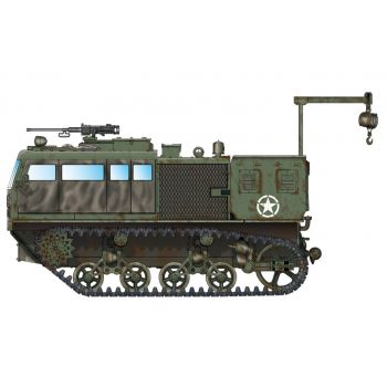 Hobbyboss - 1/72 M4 High Speed Tractor (155mm/8-in./240mm) - Hbs82921
