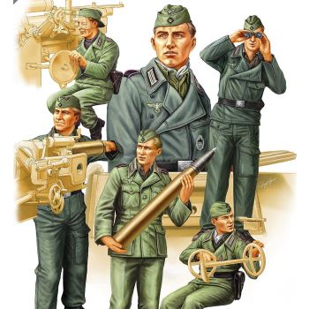 Hobbyboss - 1/35 German Spg Crew Vol.2 - Hbs84407