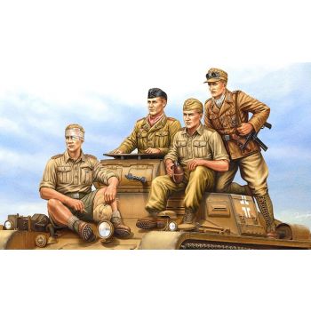 Hobbyboss - 1/35 German Tropical Panzer Crew - Hbs84409