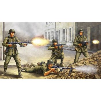 Hobbyboss - 1/35 German Infantery The Barrage Wall - Hbs84416