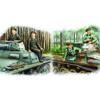 Hobbyboss - 1/35 German Panzer Crew Set - Hbs84419