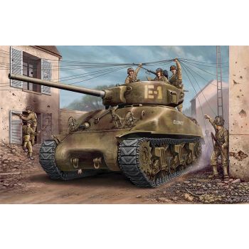 Hobbyboss - 1/48 Us M4a1 76(W) Tank - Hbs84801