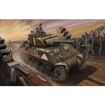 Hobbyboss - 1/48 Us M4 Tank Mid- Production - Hbs84802