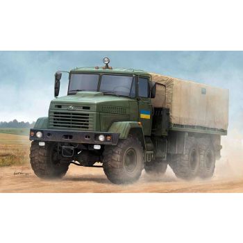 Hobbyboss - 1/35 Ukraine Kraz-6322 Soldier Cargo Truck - Hbs85512
