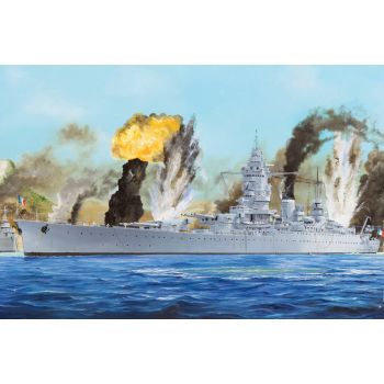 Hobbyboss - 1/350 French Navy Dunkerque Battleship - Hbs86506