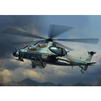 Hobbyboss - 1/72 Chinese Z-10 Attack Helicopter - Hbs87253