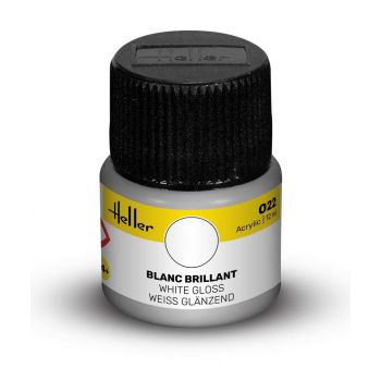 Heller - HELLER ACRYLIC PAINT 022 WHITE GLOSS 12 ML