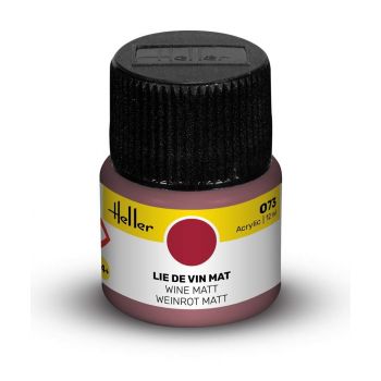 Heller - HELLER ACRYLIC PAINT 073 WINE MATT 12 ML
