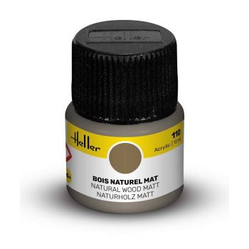 Heller - HELLER ACRYLIC PAINT 110 NATURAL WOOD MATT 12 ML