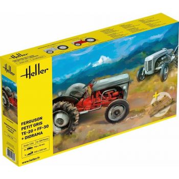 Heller - 1/24 FERGUSON PETIT GRIS 2 X DIORAMA (?/22) *