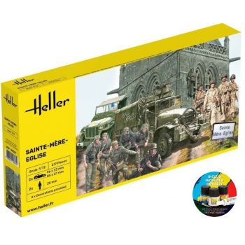 Heller - 1/72 STARTER KIT SAINTE-MERE-EGLISE (3/23) *