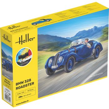 Heller - 1/24 STARTER KIT BMW 328 ROADSTER