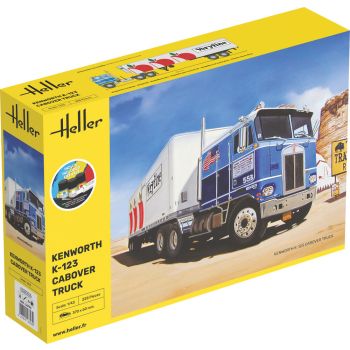 Heller - 1/43 STARTER KIT KENWORTH K-123 CABOVER TRUCK