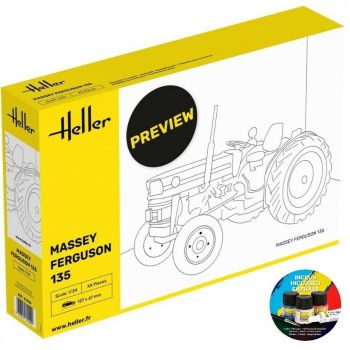 Heller - 1/24 STARTER KIT MASSEY FERGUSON 135 (12/23) *