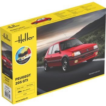 Heller - 1/24 STARTER KIT PEUGEOT 205 GTI (05/25) *