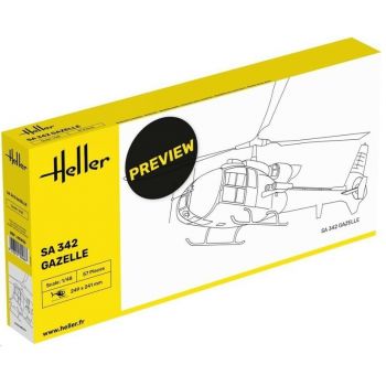 Heller - 1/48 SA 342 GAZELLE (9/23) *