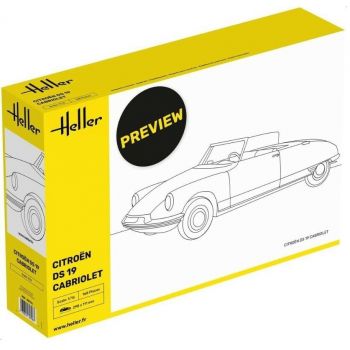 Heller - 1/16 CITROEN DS 19 CABRIOLET (9/23) *