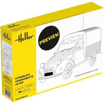 Heller - 1/24 CITROEN 2CV FOURGONETTE AK 250 (9/23) *