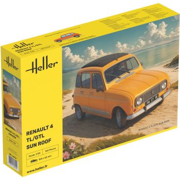 Heller - 1/24 RENAULT 4 TL/GTL SUN ROOF