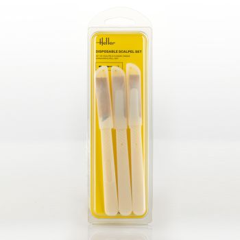 Heller - DISPOSABLE SCALPEL SET (3 PIECES)