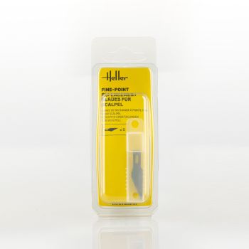 Heller - FINE-POINT REPLACEMENT BLADES FOR SCALPEL (5 PIECES)