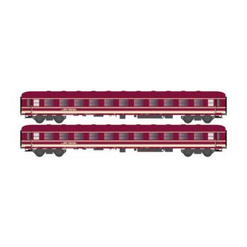 HobbyTrain - 2ER SET LIEGEWAGEN BCM 243 EURO-EXPRESS, EP.VI