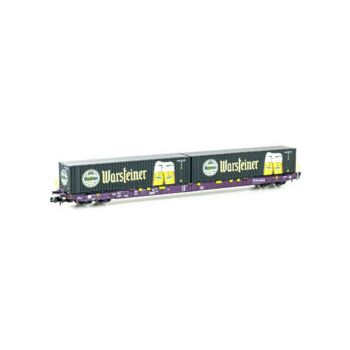 HobbyTrain - CONTAINERWAGEN SGGNSS'80 RAILRELEASE, EP.VI