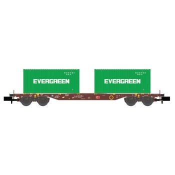 HobbyTrain - CONTAINERWAGEN SGJKKMMS 699 DB, EP.IV, EVERGREEN (?/25) *