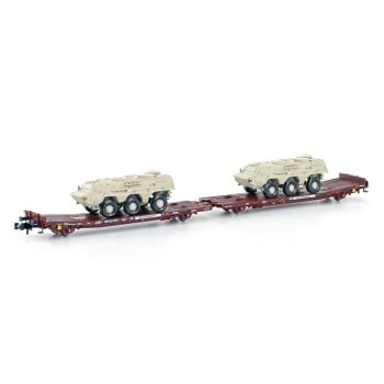 HobbyTrain - 1/160 DOPPELFLACHW. TWA 800A LAADKS TPZ FUCHS IV