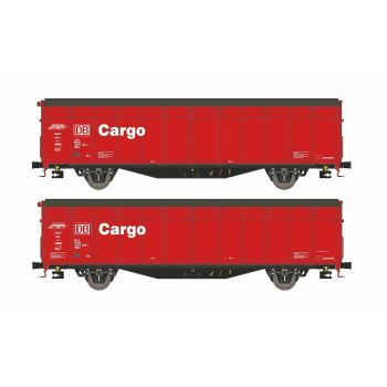 HobbyTrain - 1/160 2ER SET SCHIEBEWANDW. HBBILLNS DB CARGO V (?/23) *