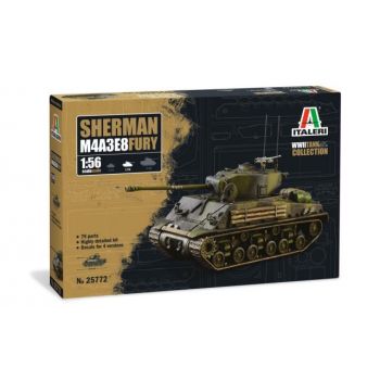 Italeri - 1/56 M4A3E8 SHERMAN FURY (2/24) *